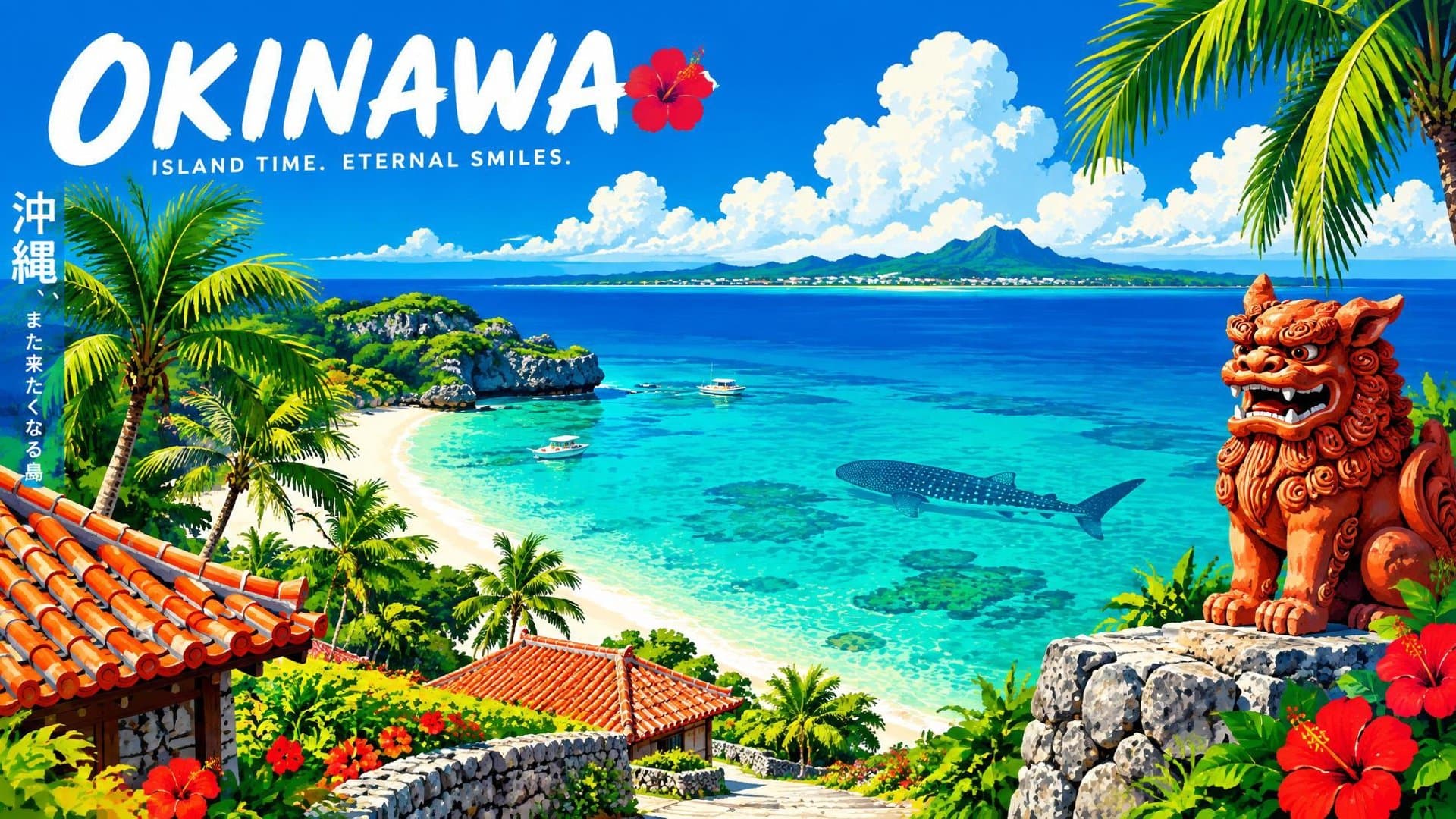 Okinawa theme park travel image